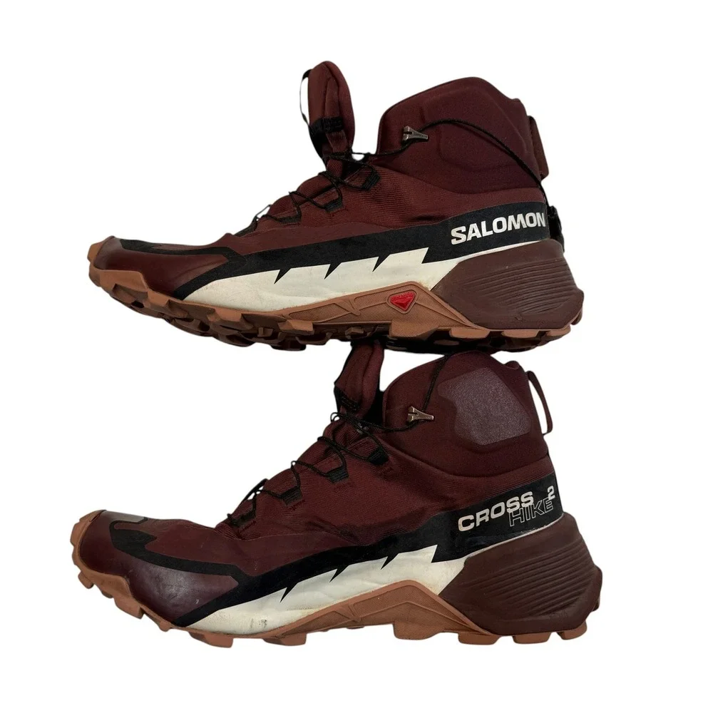 Salomon Men's Burgundy Brown Trail Running Boots